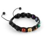 دستبند 7 چاکرا با بافت چرم - Image 2