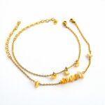 پابند صدف کاراملی