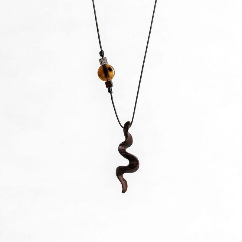 گردنبد تراش دست چوب ونگه آفریقا (مار) - Image 2