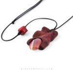 گردنبند pink stone