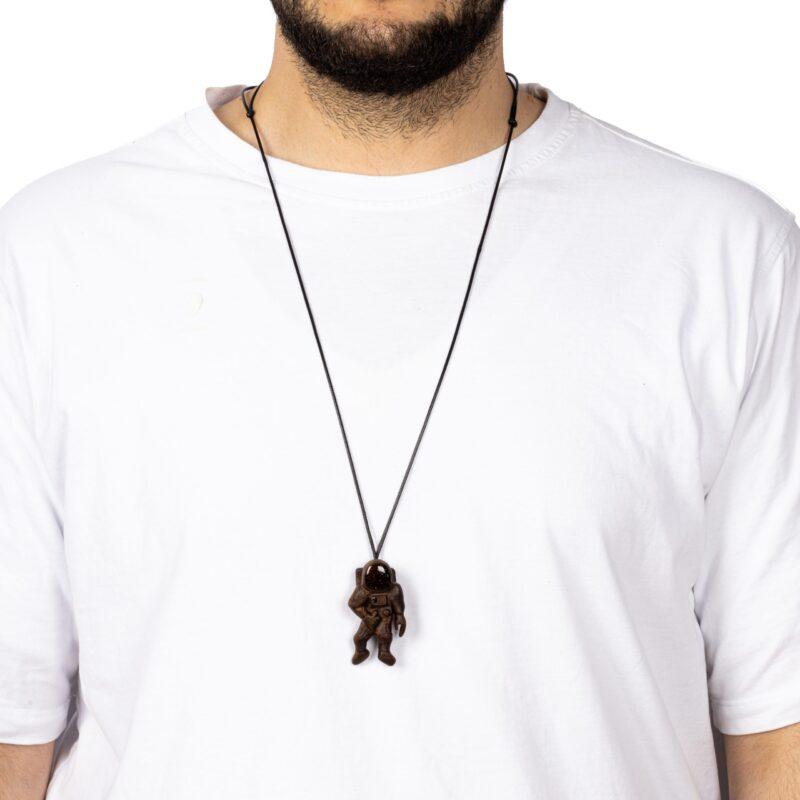 گردنبند فضانورد با چوب گردو - Image 2