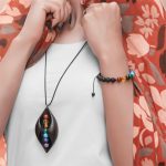 گردنبند آغوش 7 سنگ (چوب ونگه آفریقا) - Image 2