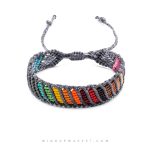 دستبند دوستی مدل رنگین کمان