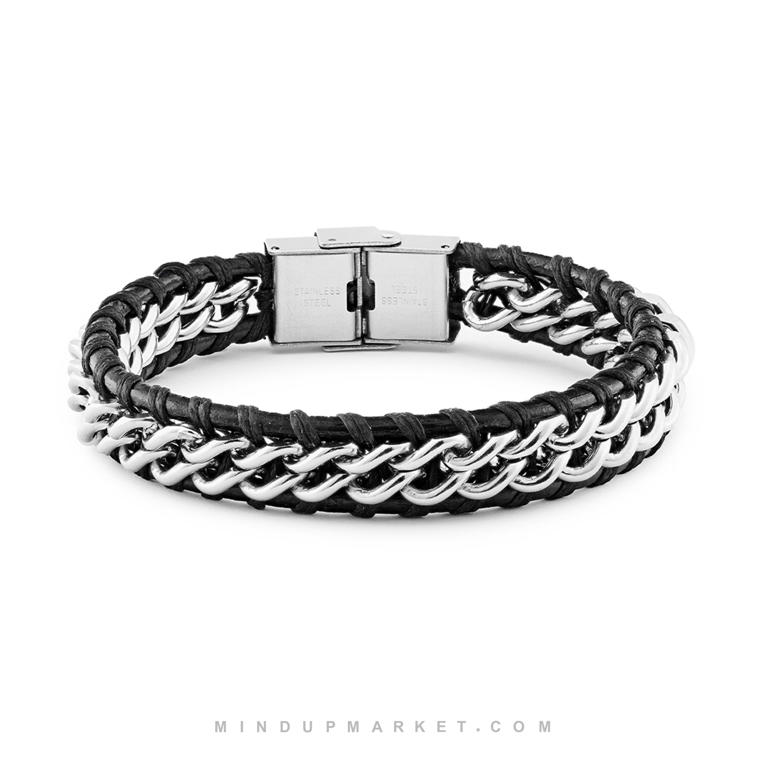 site1 دستبند سونامی نقره ای - Image 1