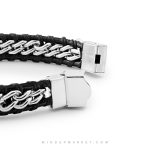 دستبند سونامی نقره ای - Image 4