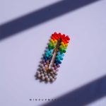سنجاق سر کریستالی rainbow - Image 3