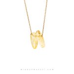 گردنبند طلا (سیترین) 10 یک گردنبند طلا (سیترین)