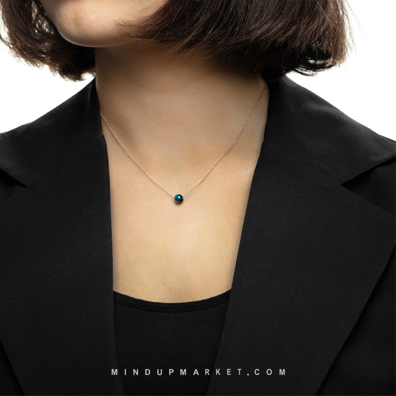 گردنبند طلا (چشم ببر) - Image 2