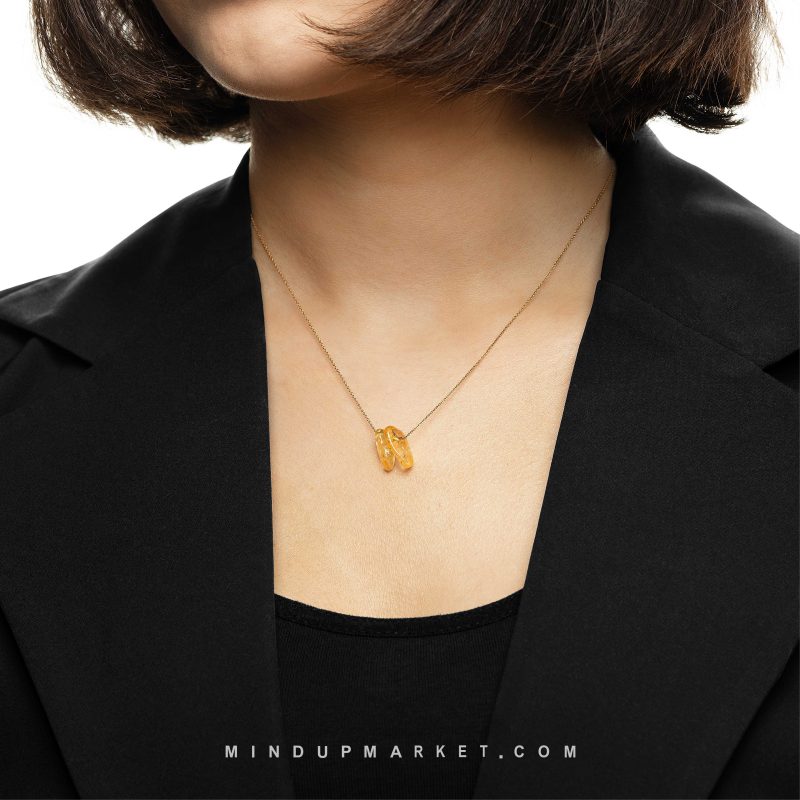 گردنبند طلا (سیترین) - Image 3