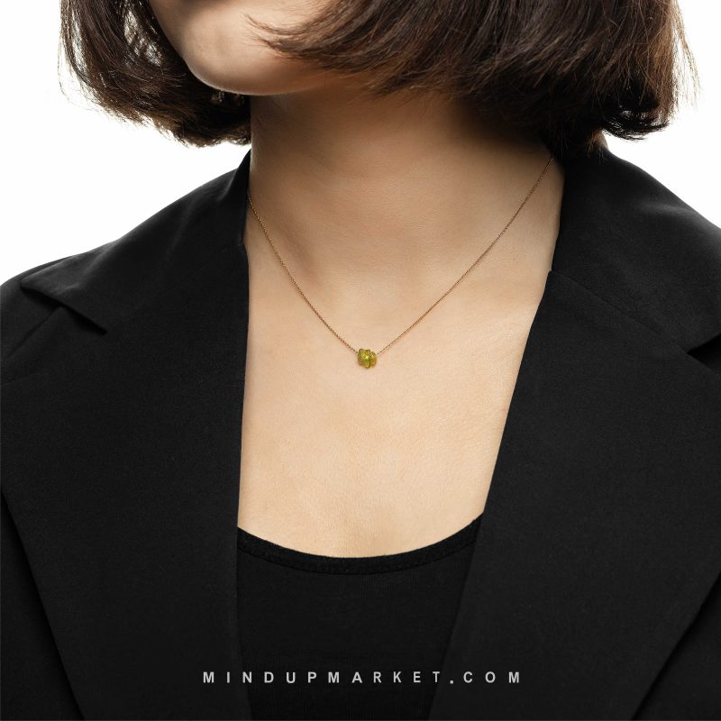 گردنبند طلا ( زبرجد ) - Image 2