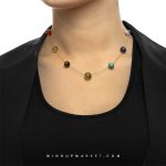 گردنبند طلا (۷ سنگ) - Image 3