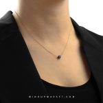 گردنبند طلا (لاجورد) - Image 2