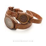 ساعت چوبی ست زنانه و مردانه S01 - Image 4