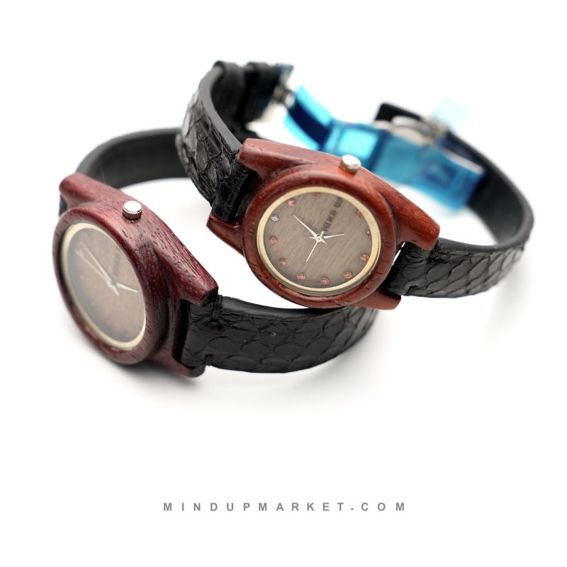 ساعت چوبی ست زنانه و مردانه S02 - Image 4