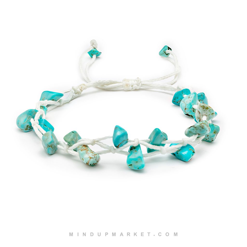 دستبند زفیروس فیروزه