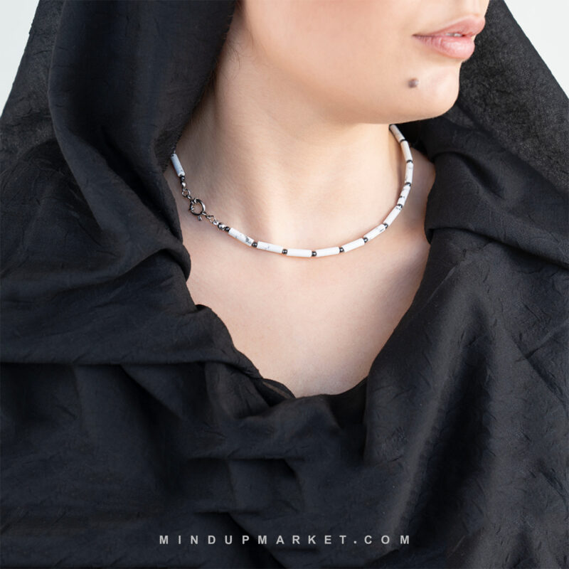 گردنبند مورس سفید - Image 2