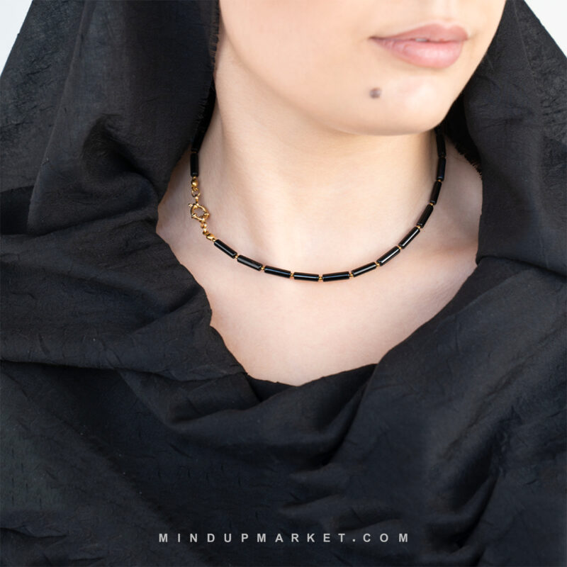 گردنبند مورس مشکی - Image 2