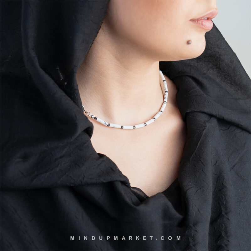 گردنبند مورس سفید - Image 5