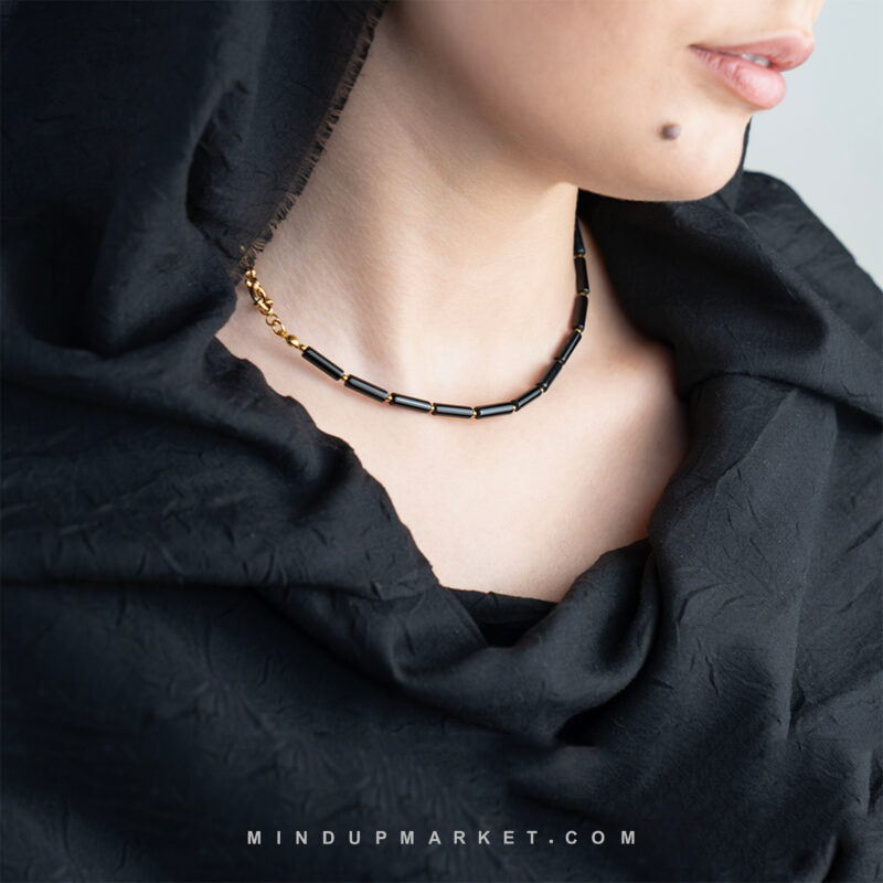 گردنبند مورس مشکی - Image 5