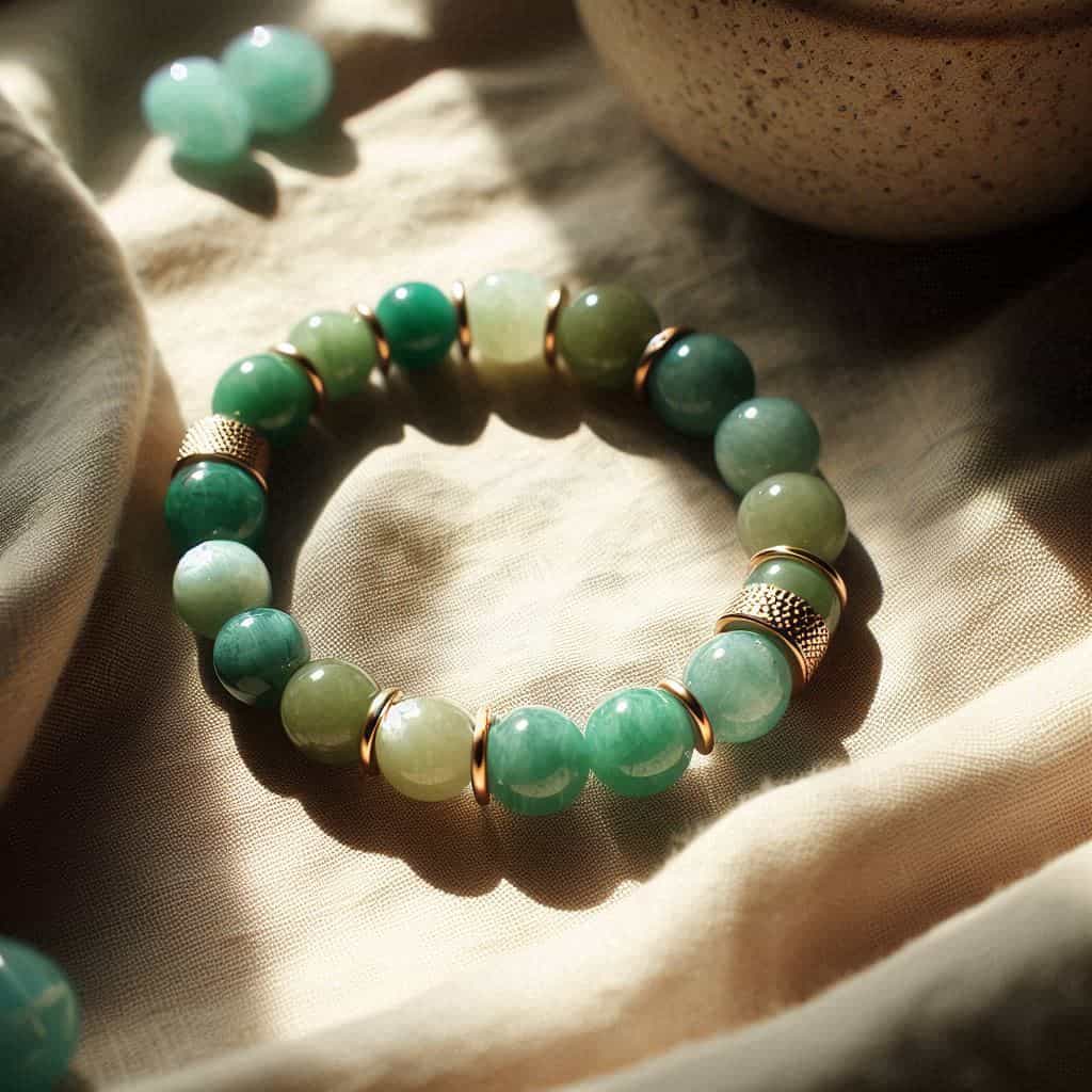 اکسسوری سنگ طبیعی | نکات طلایی استایل با اکسسوری سنگی 1 دستبند سنگ طبیعی