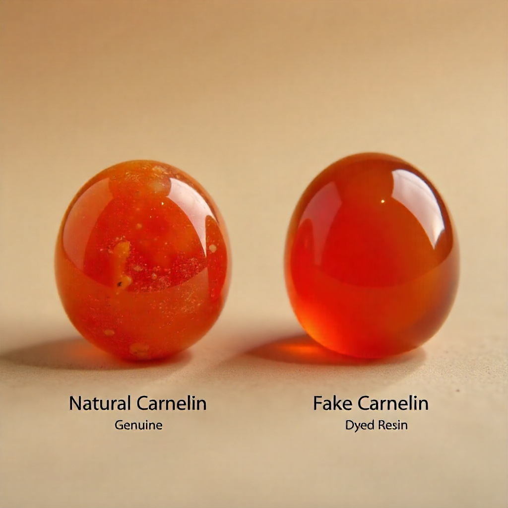 عقیق کارنلین اصل 3 تشخیص عقیق کارنلین اصل از فیک