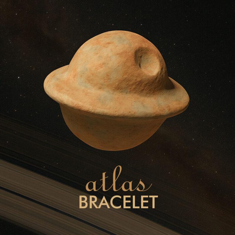 دستبند کلسیت صورتی و آمازونیت با قفل استیل رولکسی