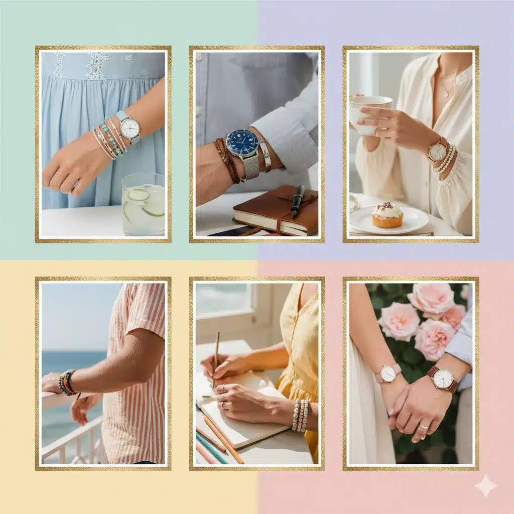 اصول ست کردن دستبند و ساعت | 6 اشتباه رایج که لازم است بدانید! 5 سبک لباس در انتخاب نوع ساعت و دستبند