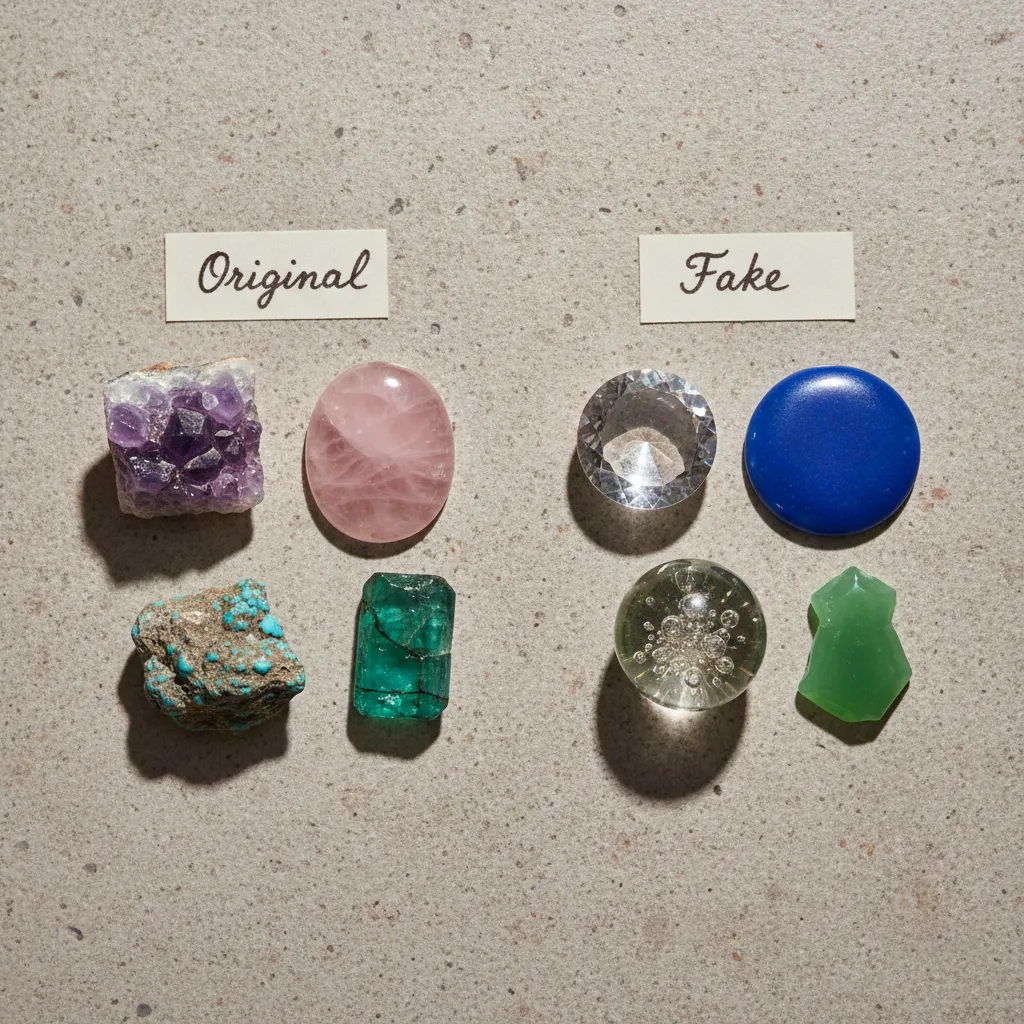 تفاوت‌ های ظاهری سنگ اصل و سنگ بدل