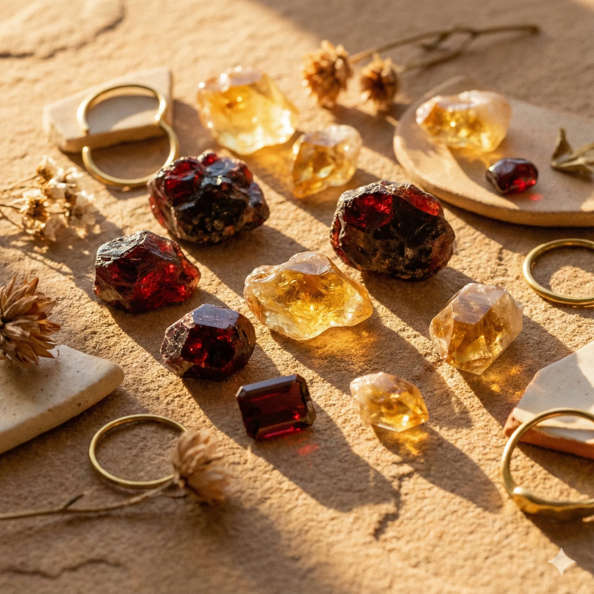 چگونه با سنگ های انرژی زا تمرکز بیشتری داشته باشیم و خستگی ذهنی را کاهش دهیم؟ 2 سنگ کوارتز و گارنت، و نقش آنها در تنظیم انرژی