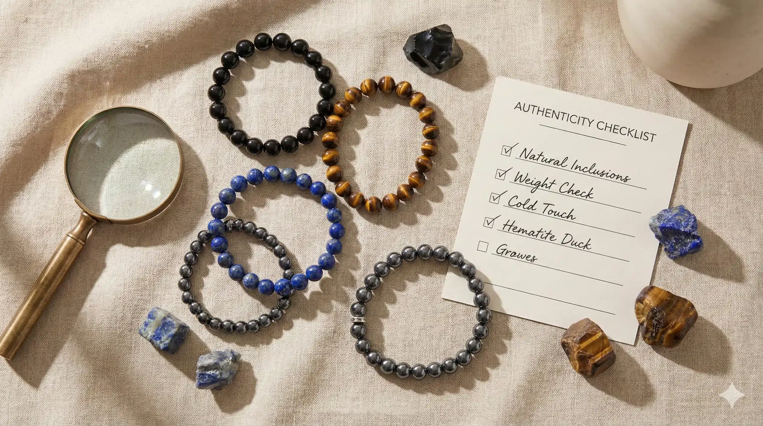 خرید دستبند سنگی اصل