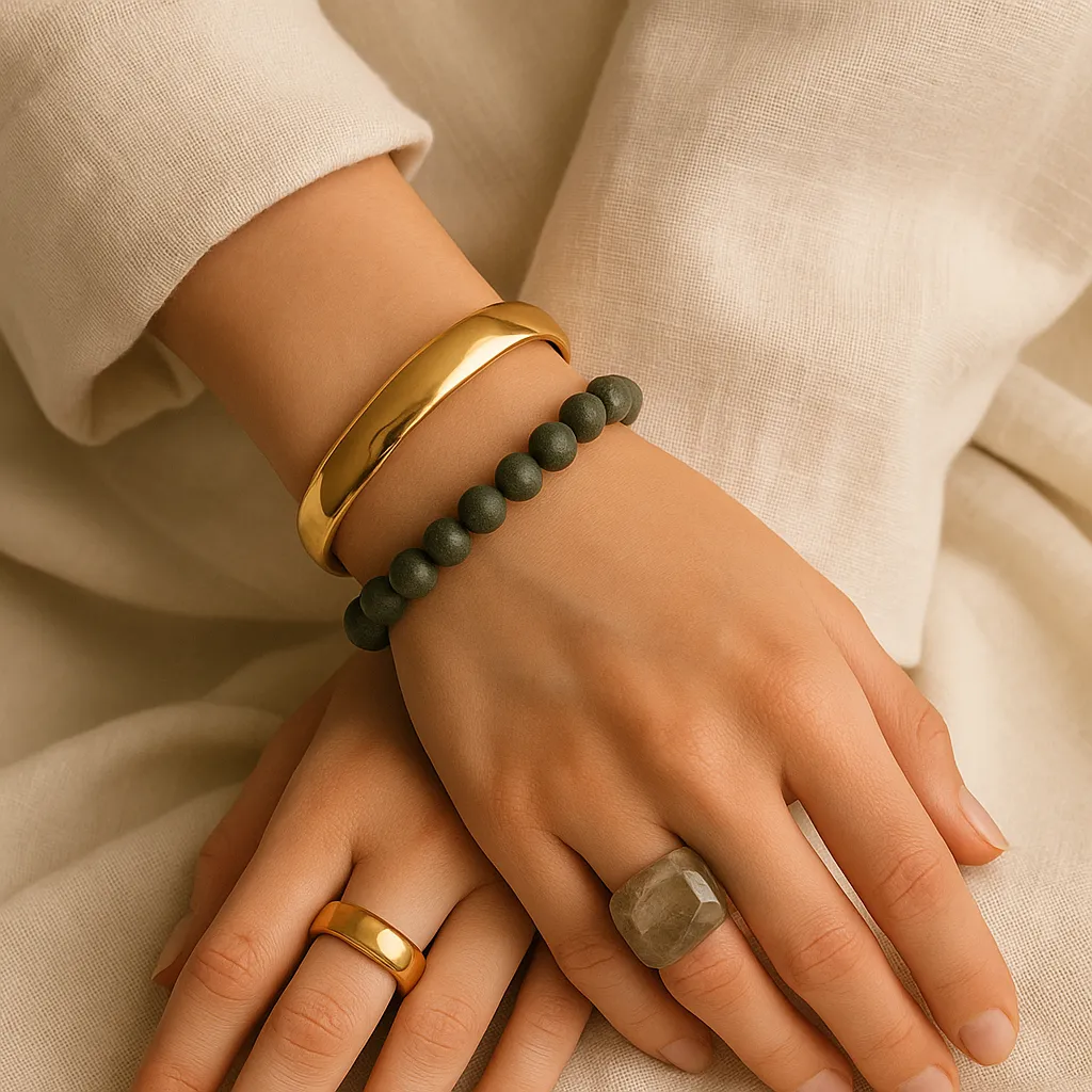 تاثیر دستبند و انگشتر در استایل