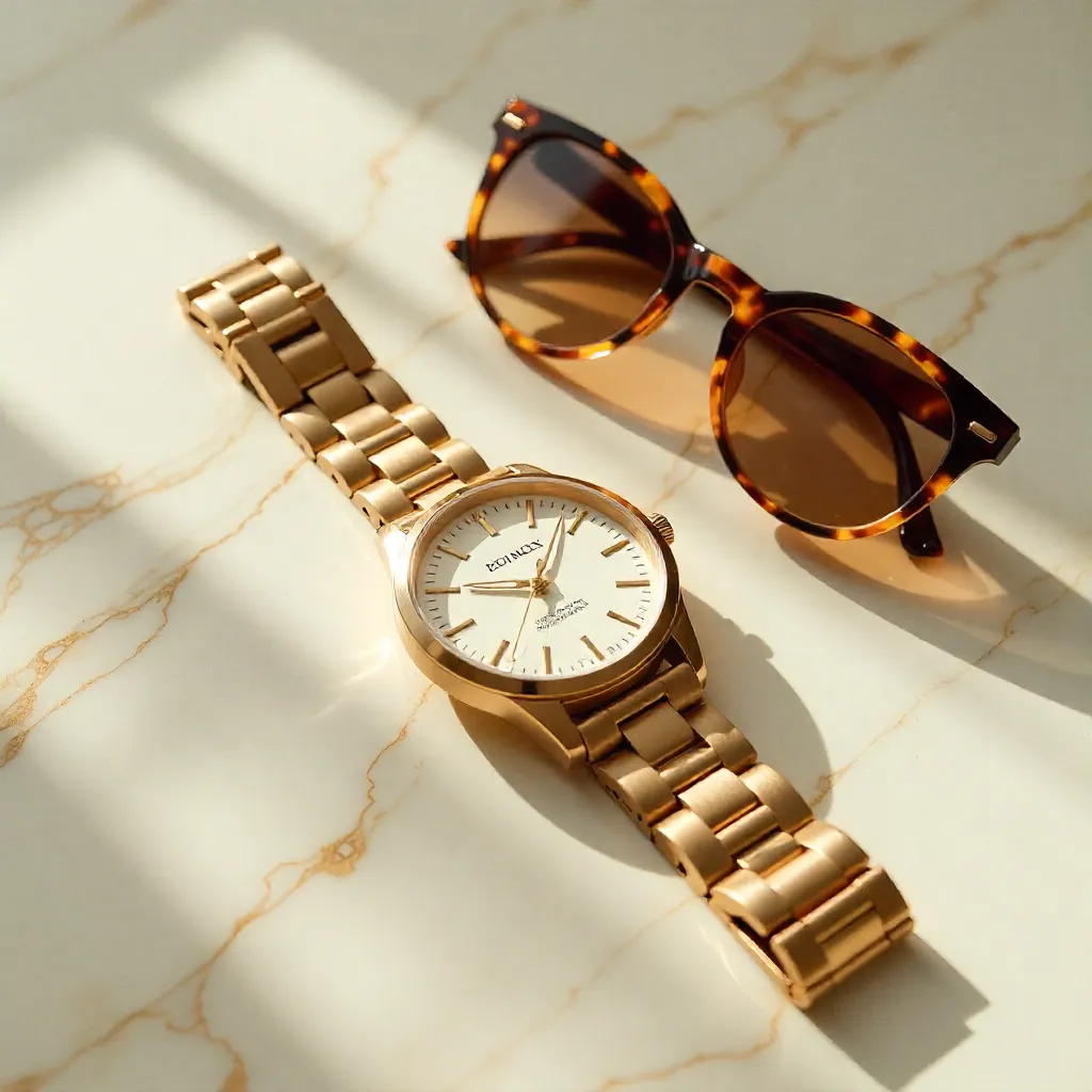 عینک و ساعت در استایل