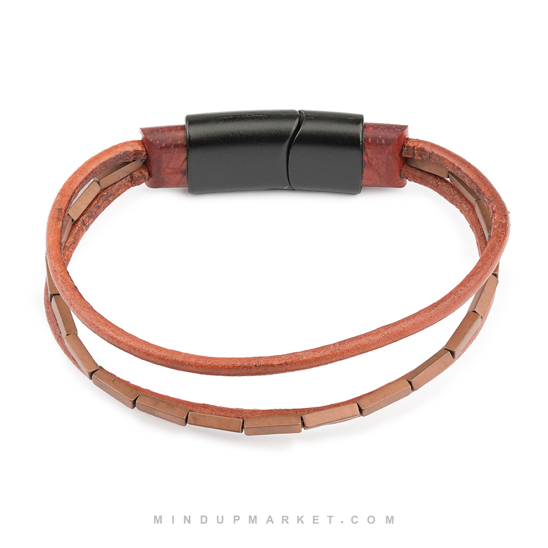 orbit (11) دستبند مدار قهوهای - Image 1