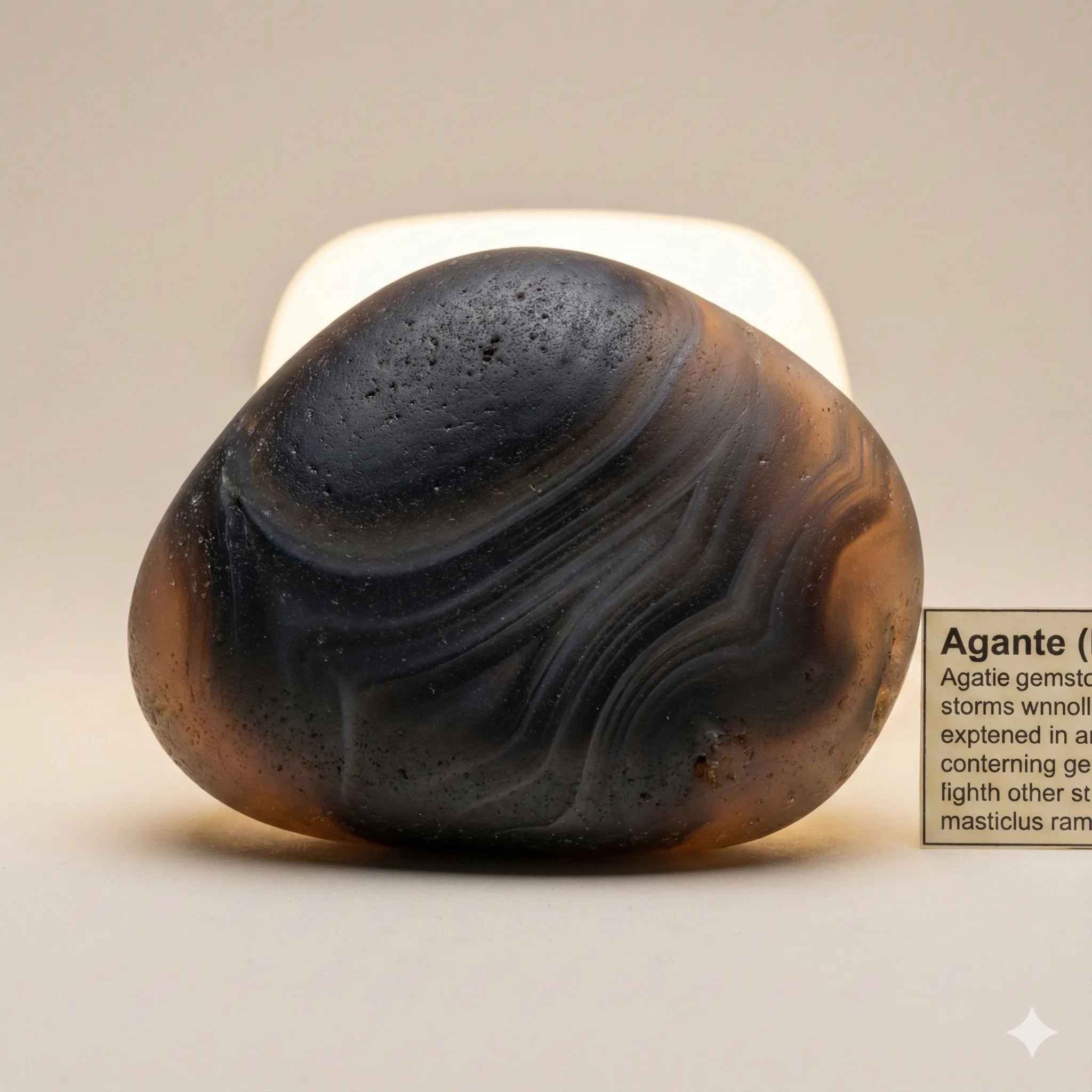 تشخیص عقیق سیاه اصل | 9 روش کاربردی برای جلوگیری از خرید سنگ تقلبی 1 نشانه های ظاهری تشخیص سنگ عقیق اصل از بدل