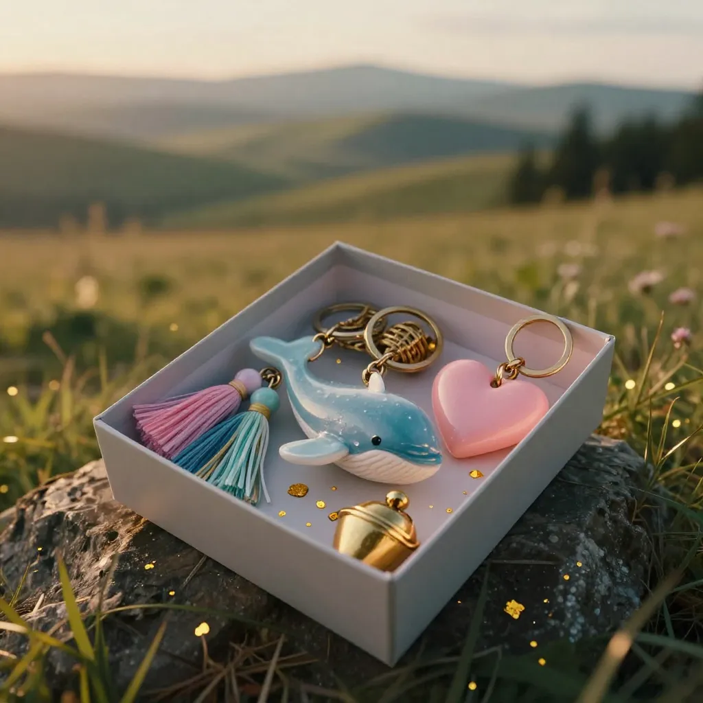 کادو تولد دخترانه چی بخریم؟ 19 ایده خاص برای انتخاب هدیهای ماندگار 5 جاکلیدی و آویز کیف برای کادوی تولد