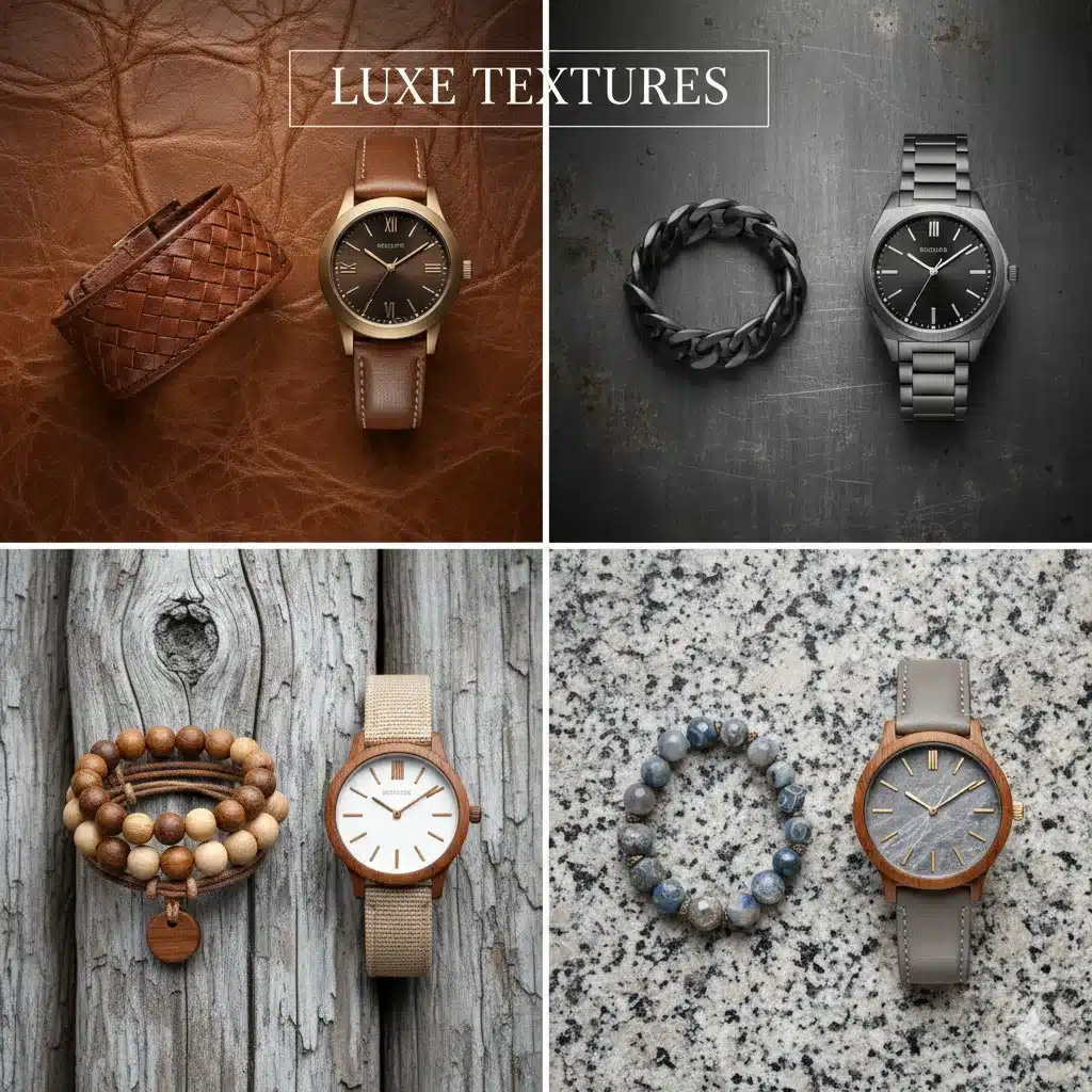 اصول ست کردن دستبند و ساعت | 6 اشتباه رایج که لازم است بدانید! 3 انتخاب جنس مناسب برای ترکیب ساعت و دستبند