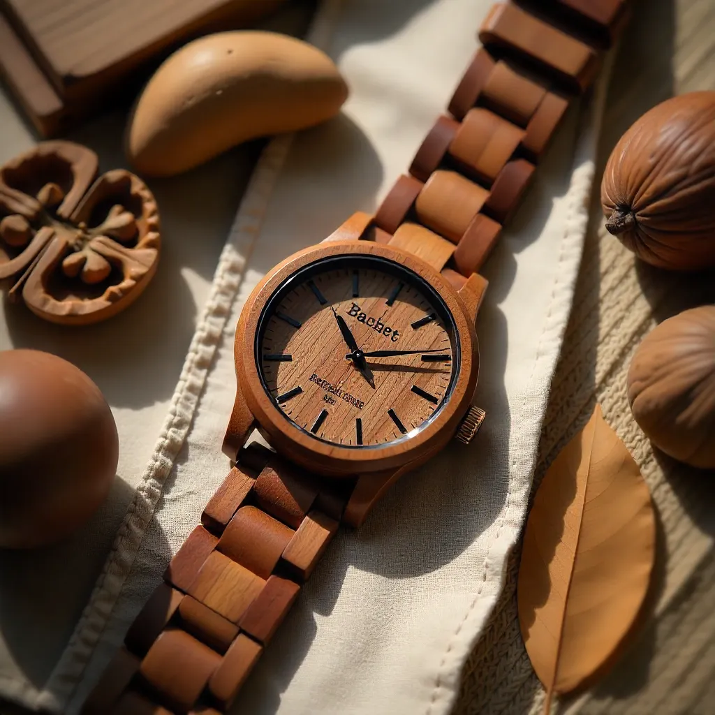 هدیه دادن ساعت مچی چوبی