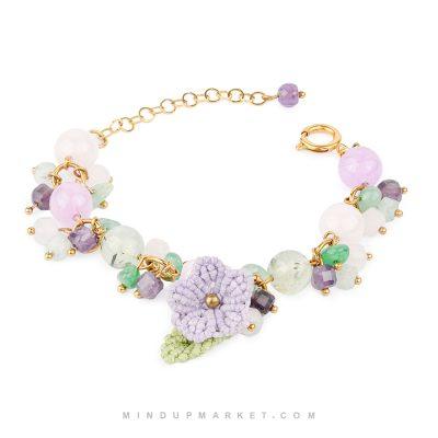 دستبند گل اطلسی