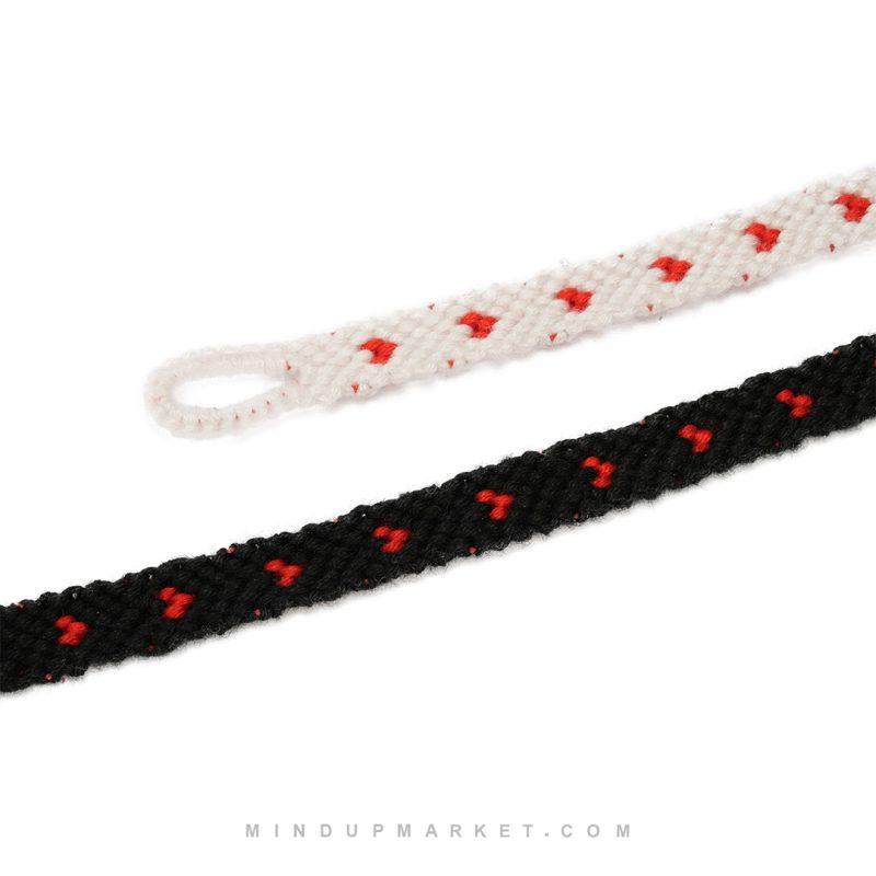 دستبند دوستی love سفید - Image 4